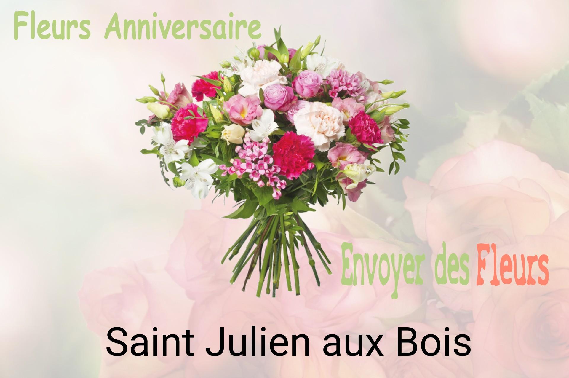 Bouquet de fleurs d’anniversaire livré à Saint-Julien-aux-Bois