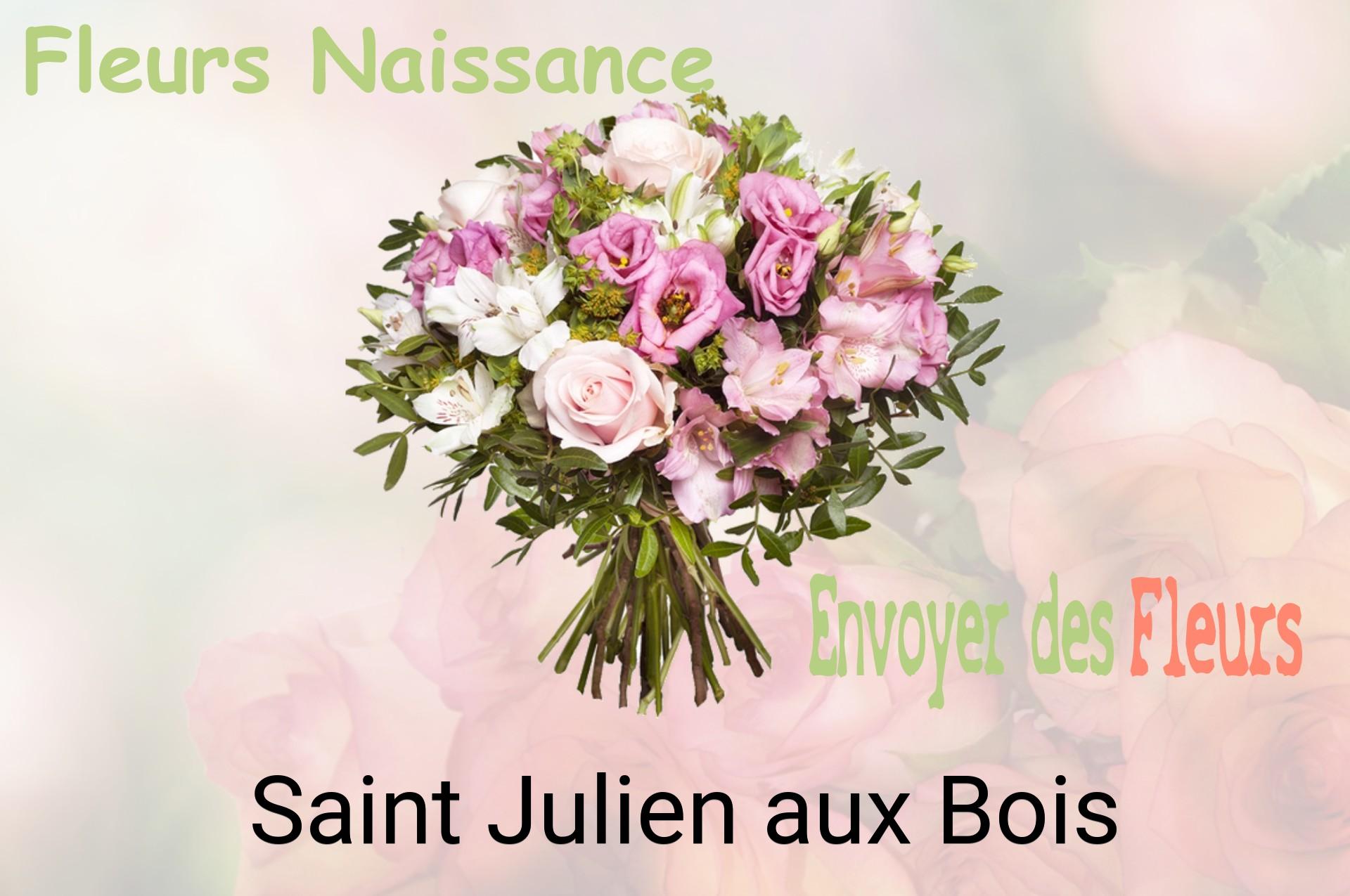 Bouquet de fleurs de naissance livré à Saint-Julien-aux-Bois